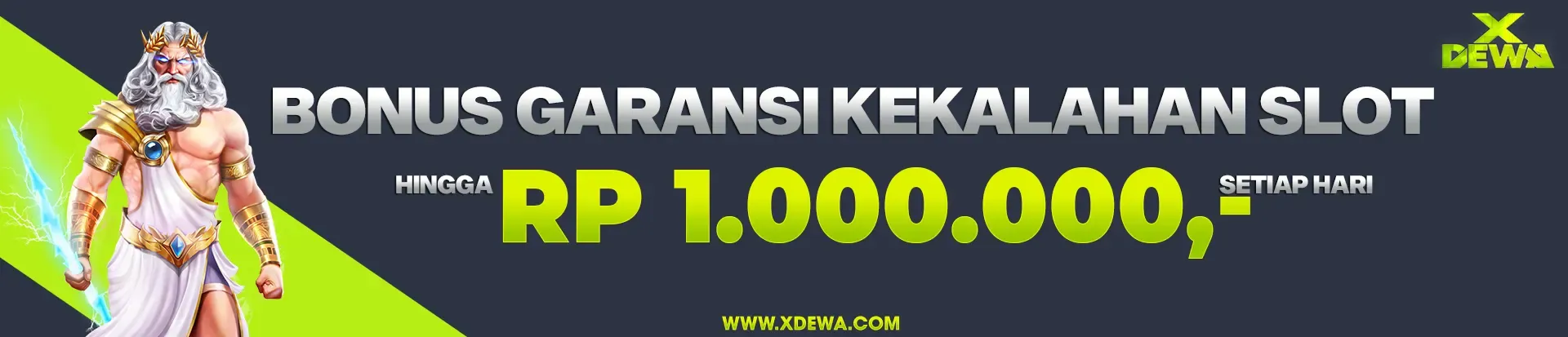 BONUS GARANSI KEKALAHAN SLOT SETIAP HARI